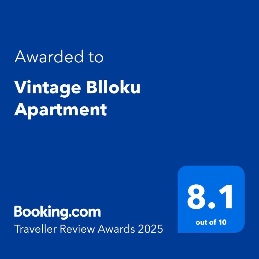 Vintage Blloku Apartment Тирана Экстерьер фото
